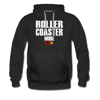 Afbeeldingen van Hoodie Rollercoaster zwart