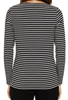 Afbeelding van Shirt Longsleeve - Zwart/Wit - Maten 34-38